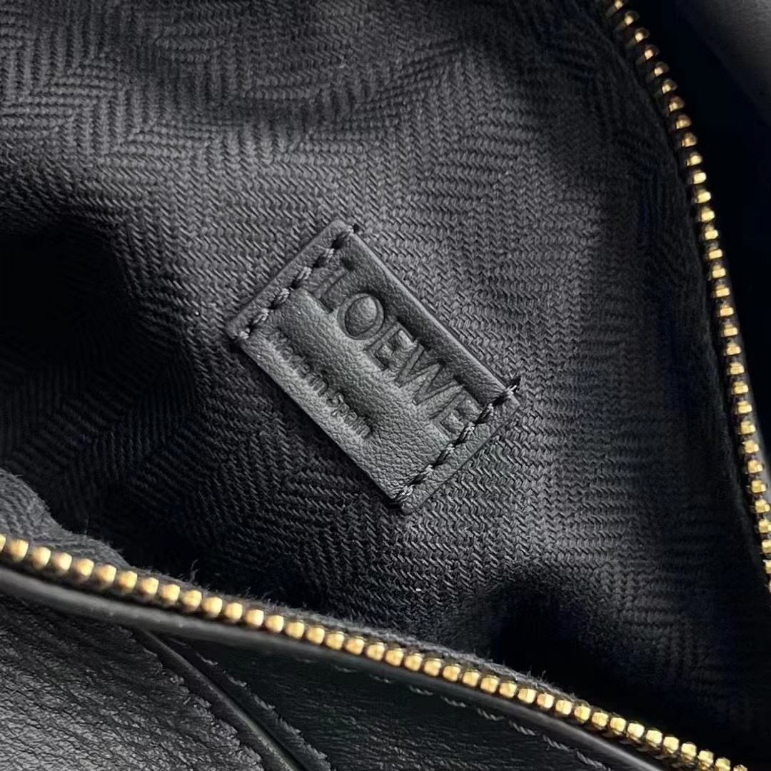 Loewe Mini Puzzle Bag in Classic Calfskin Black